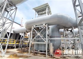 柬埔寨余热锅炉安装项目现场