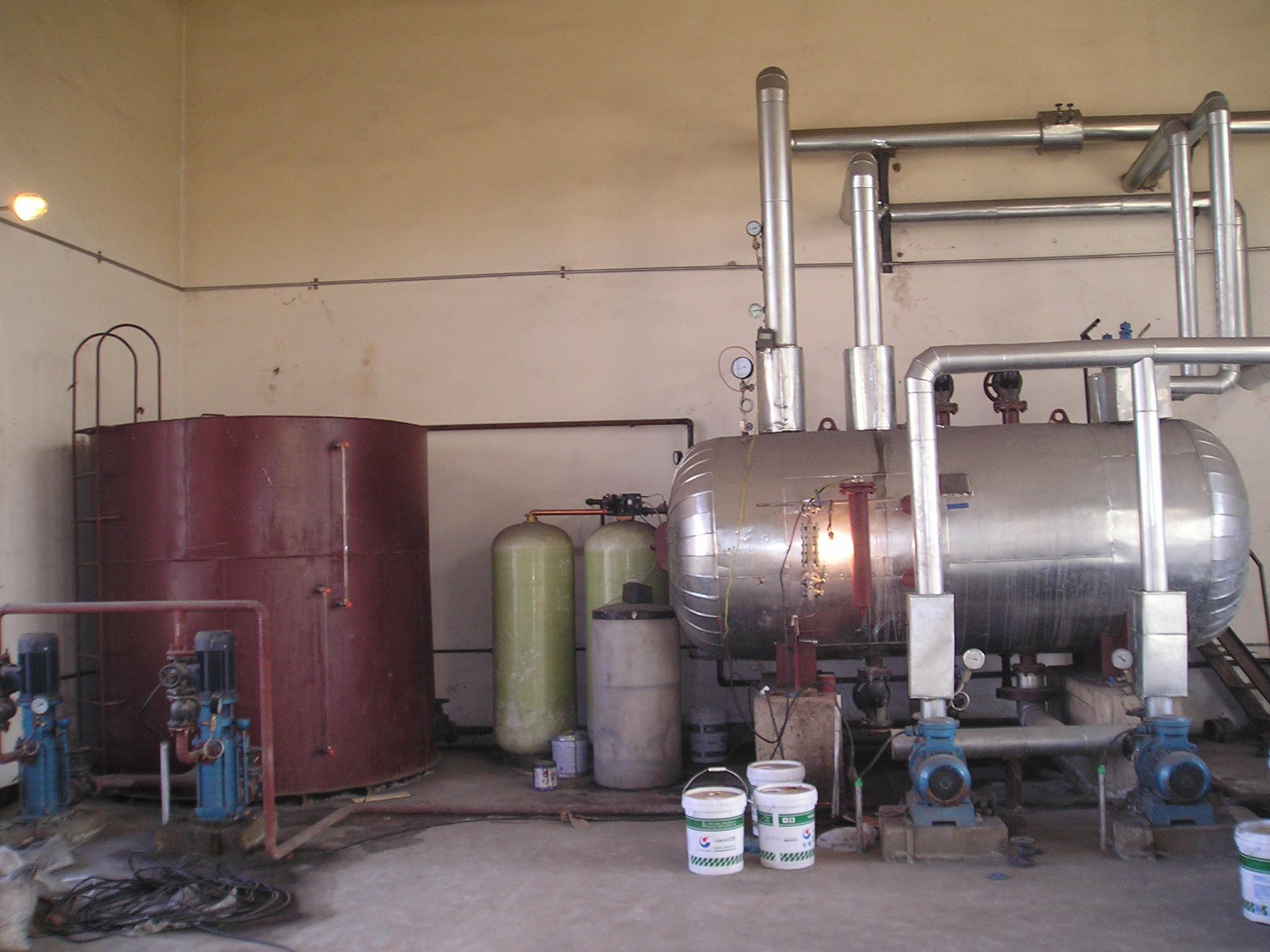 发电机组余热锅炉安装现场之二