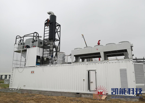 江苏2MW沼气机组烟气余热脱硝一体化项目